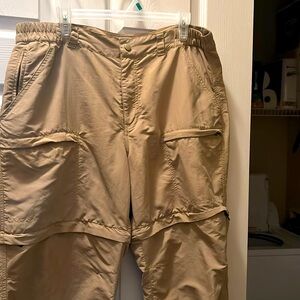 L.L. Bean Tan Convertible Pants